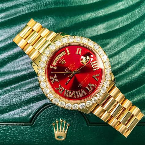 rolex watch red or green